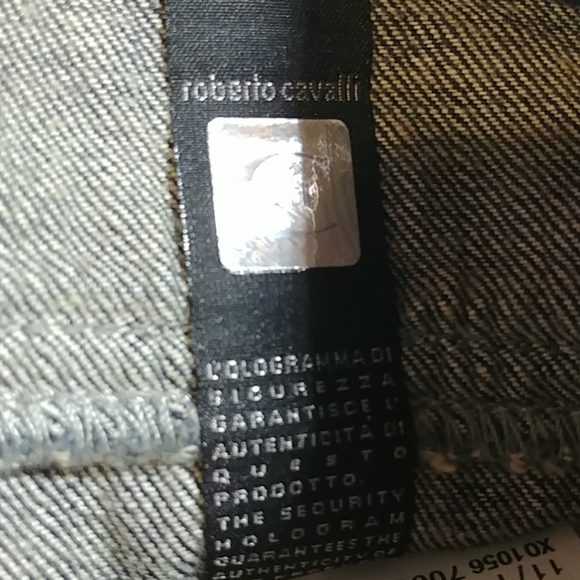 Just Cavalli Distressed Button Fly Jeans - Picture 12 of 16